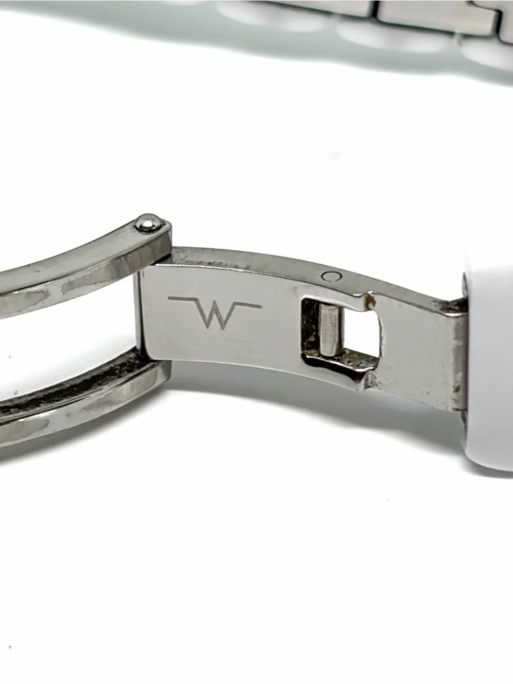 Wittnauer White Ceramic Diamond Luxury Watch Women’s Swiss Sapphire Crystal